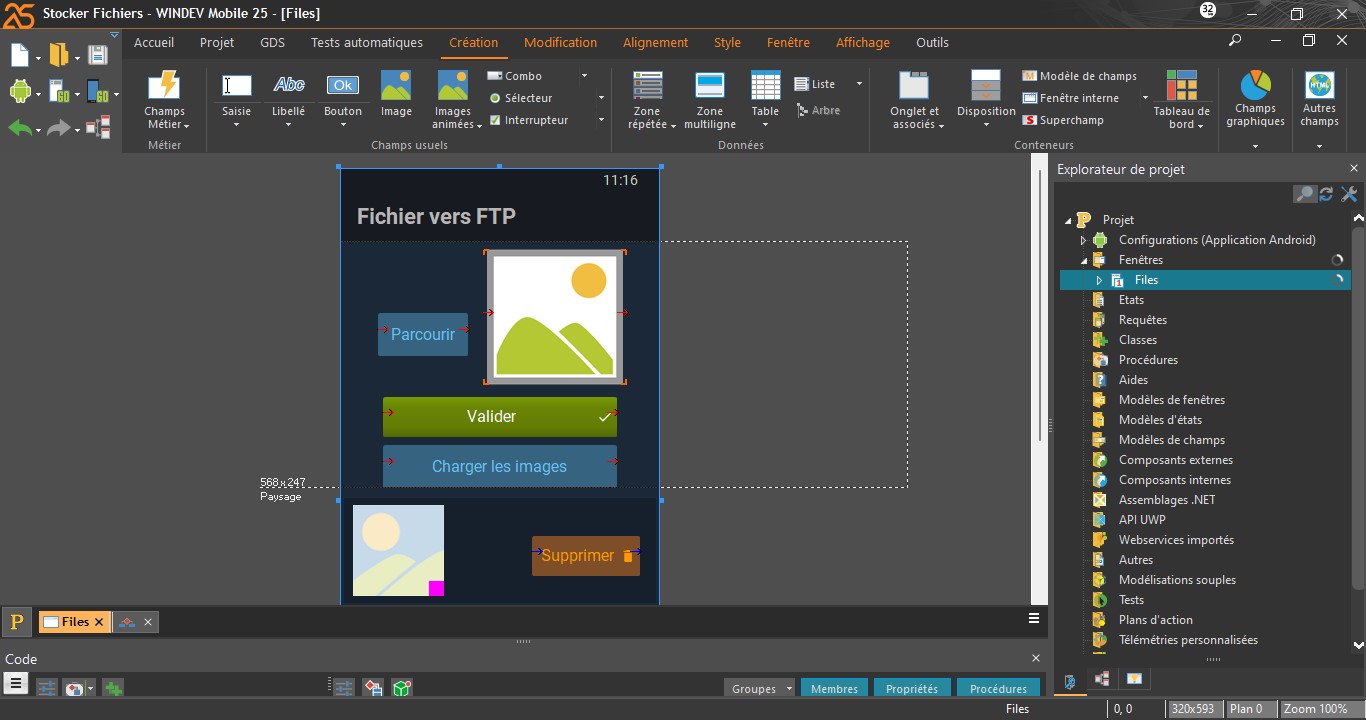 Gestion des fichiers sur serveur distant