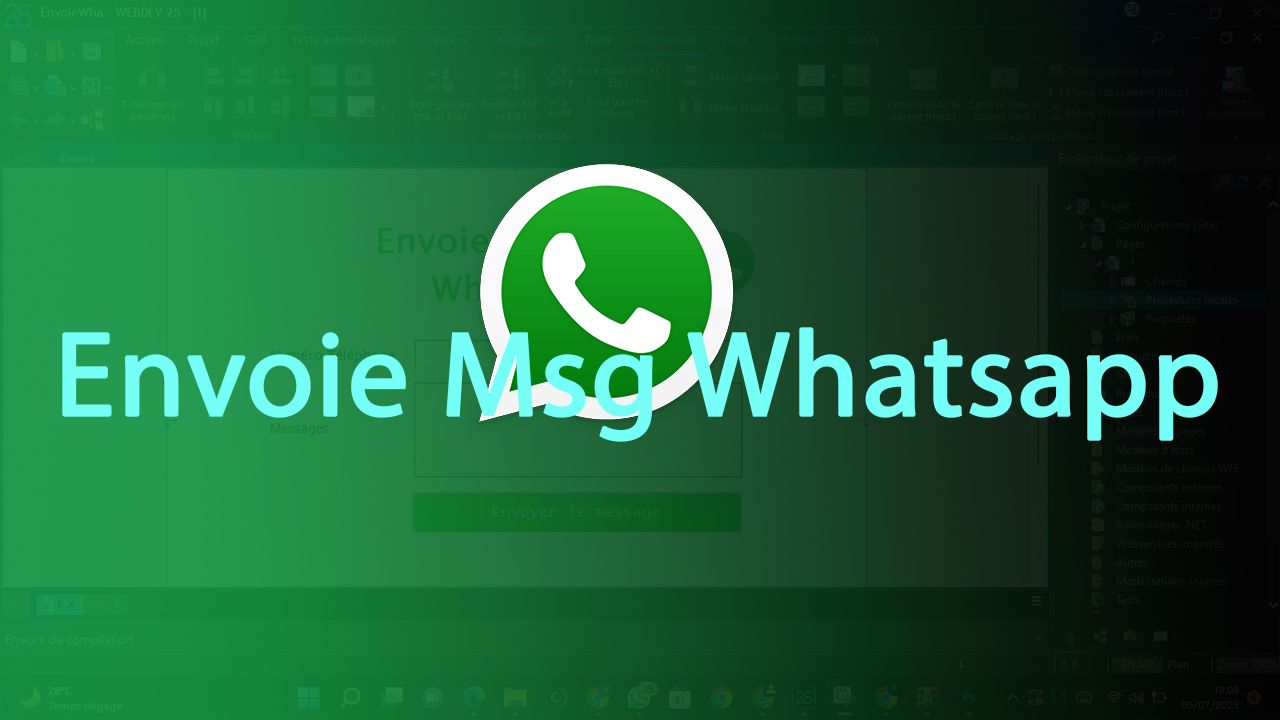 Envoie Message Whatsapp