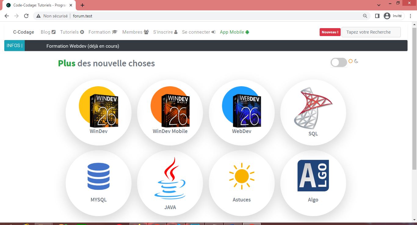 ObjSite est une nouvelle version