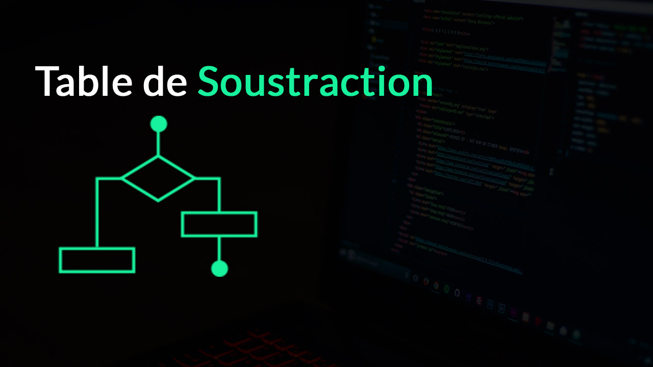 Table de soustraction