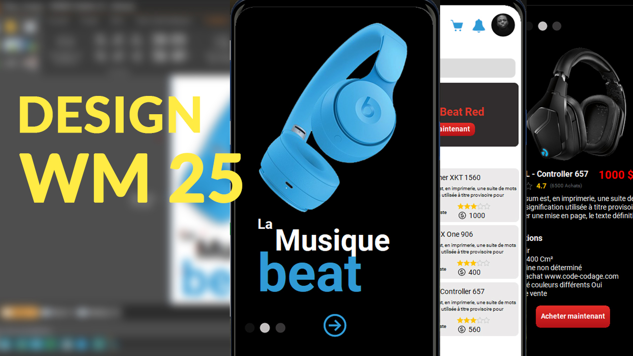 UI et UX design App shop avec WinDev Mobile